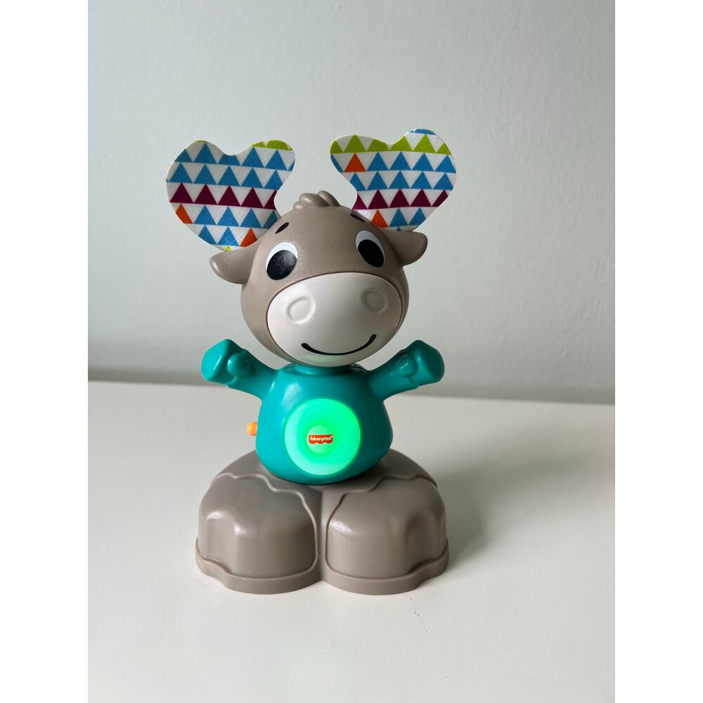 Fisher-Price Linkimals Musical Moose Light-up Educational Activity Toy Works - Picture 7 of 13